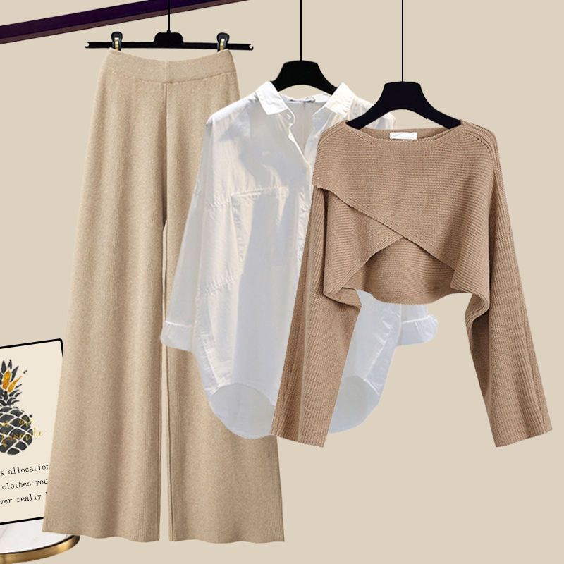 Kendall | Stylish knitted dress set 3pcs Sweater