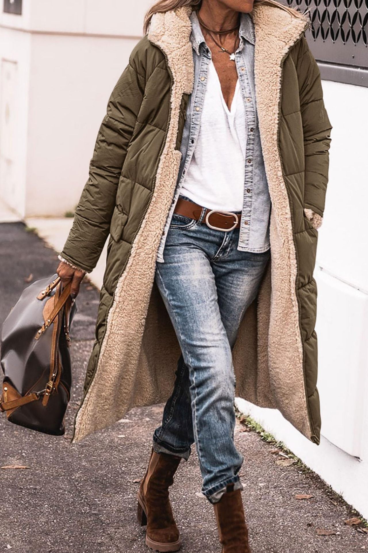 Talia | Elegant Reversible Trench Coat