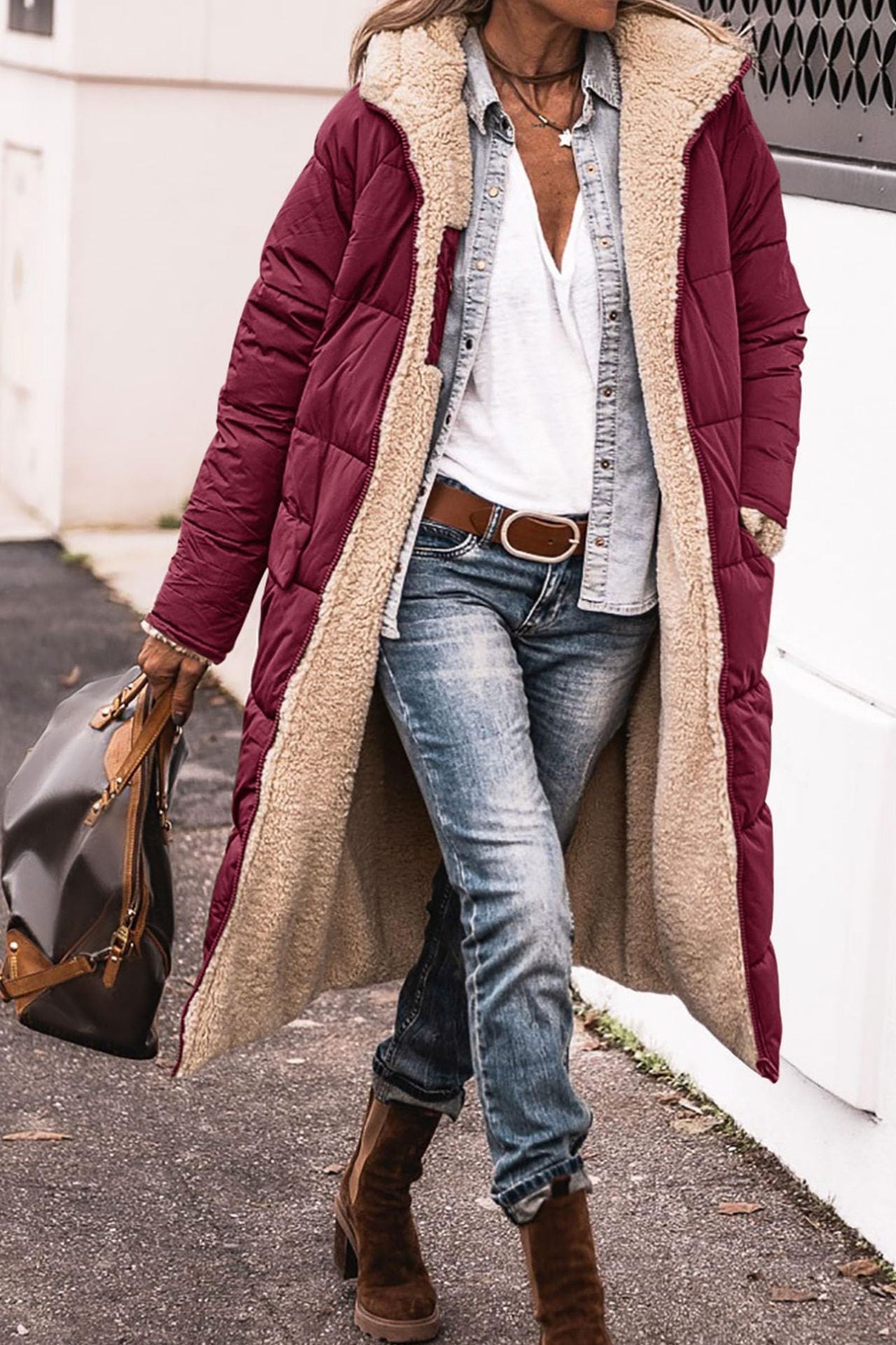 Talia | Elegant Reversible Trench Coat