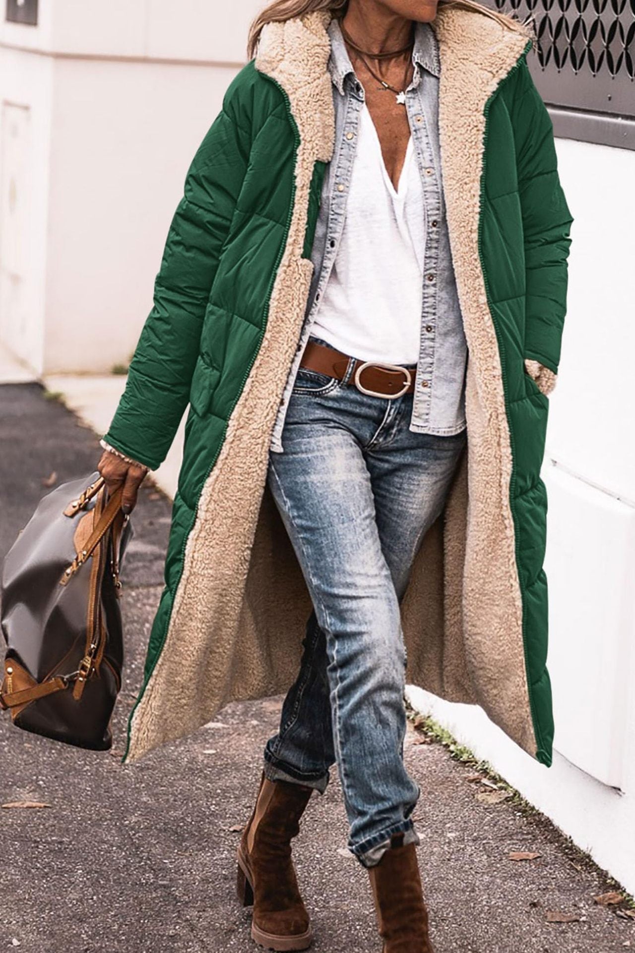 Talia | Elegant Reversible Trench Coat