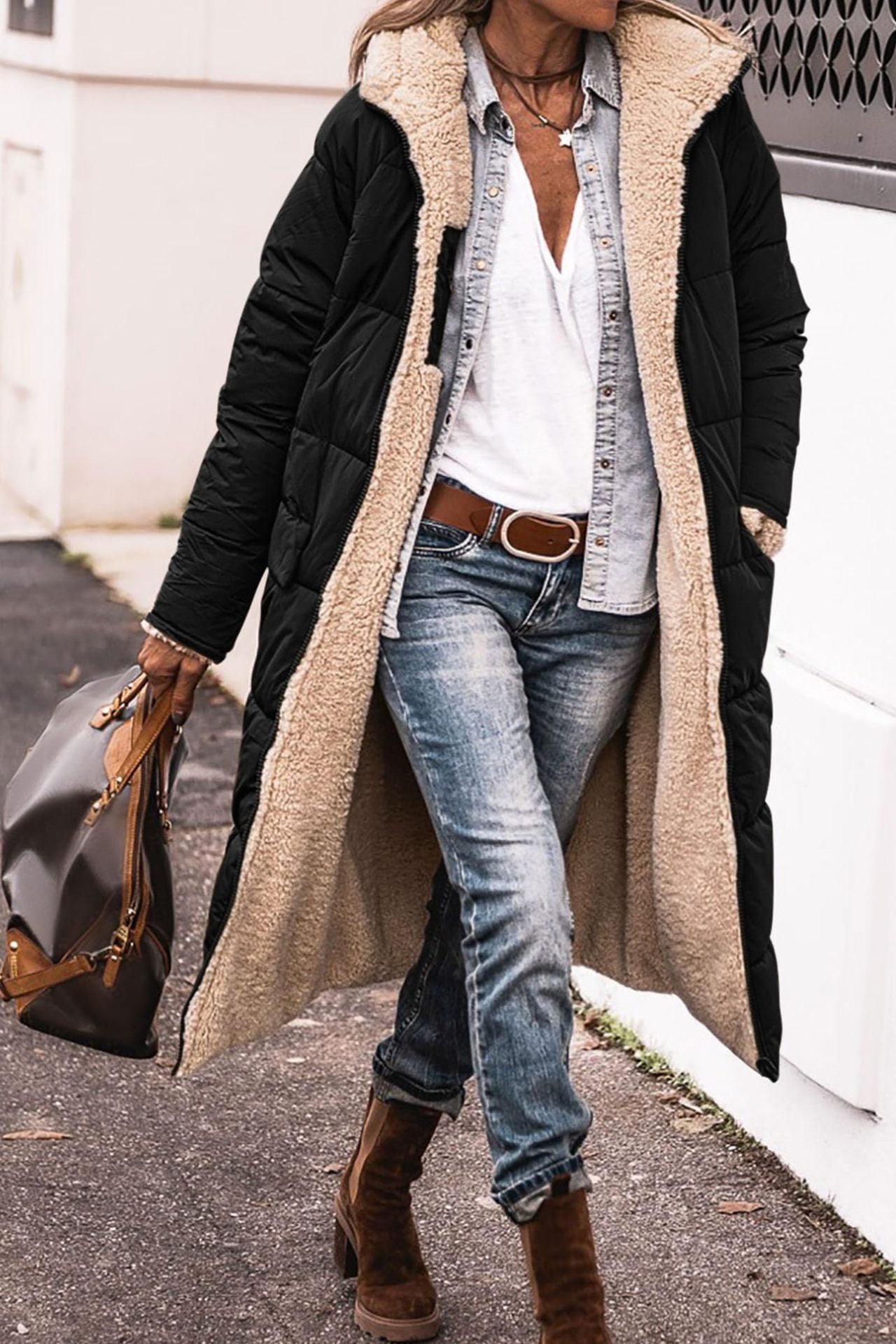 Talia | Elegant Reversible Trench Coat