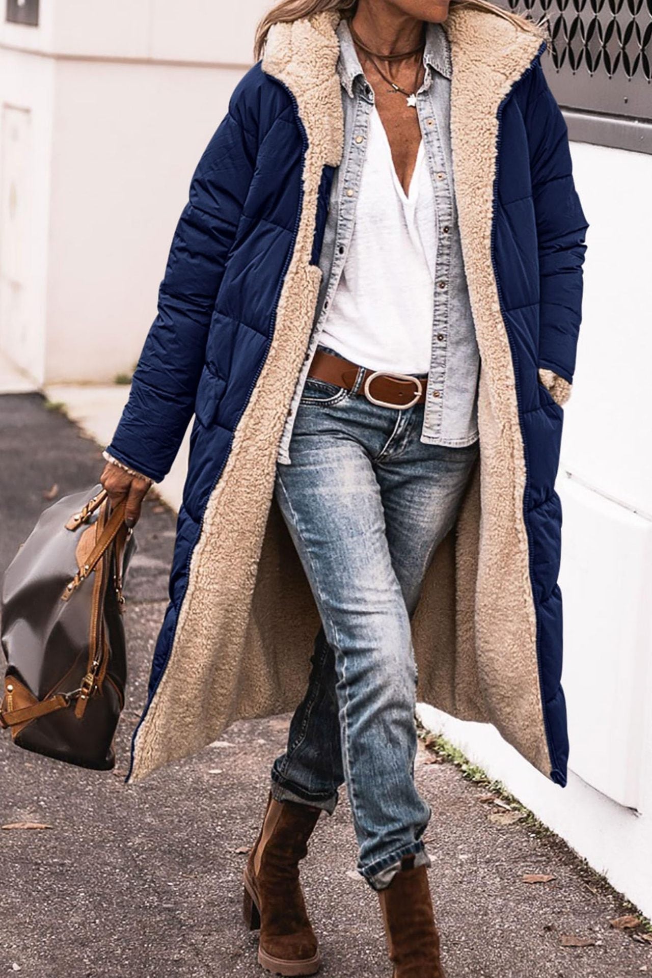 Talia | Elegant Reversible Trench Coat